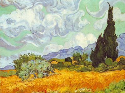 puzzle model Cornfield With Cypress