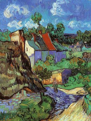 puzzle model Houses in Auvers