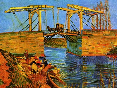puzzle model The Langlois Bridge with Women Washing