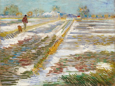 puzzle model Landscape with Snow