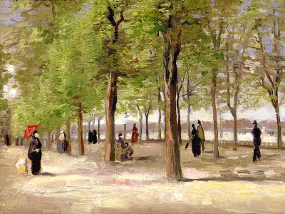 puzzle model Lane at the Jardin du Luxembourg
