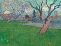 thumbnail Vergers en fleurs, vue d'Arles