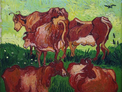 puzzle model Cows