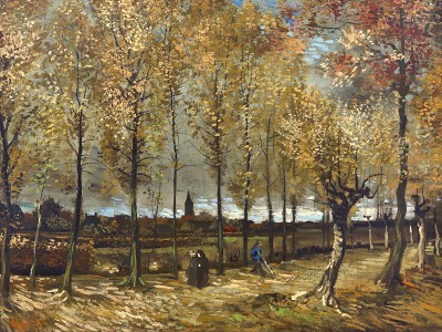 puzzle model Poplars near Nuenen
