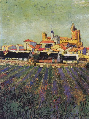 puzzle model View to Saintes-Maries-de-la-Mer