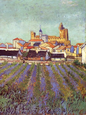 puzzle model View of Saintes-Maries-de-la-Mer