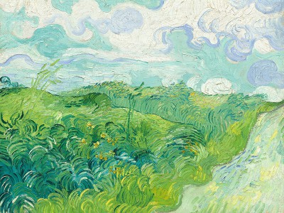 puzzle model Green Wheat Fields, Auvers