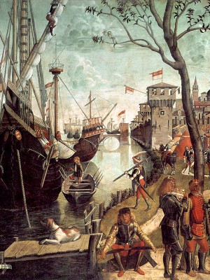 puzzle model Arrivée des pélerins à Cologne (pour les reliques des rois mages)