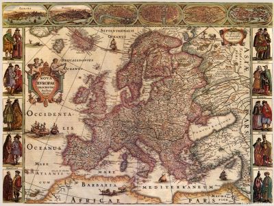 puzzle model Carte de l'Europe