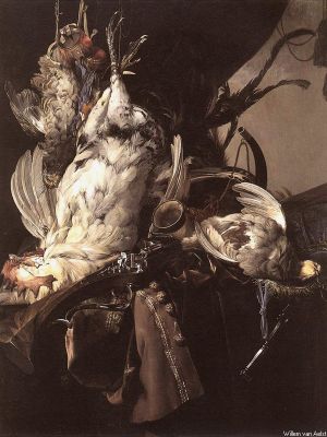 puzzle model Still-life Of Dead Birds And Hunting Weapons