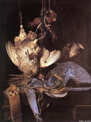 puzzle model Still-Life with Hunting Equipment and Dead Birds