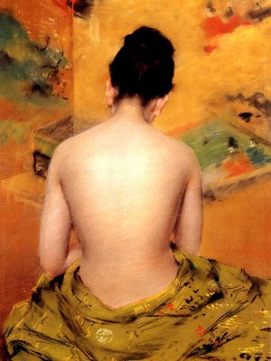 puzzle model Back of a Nude