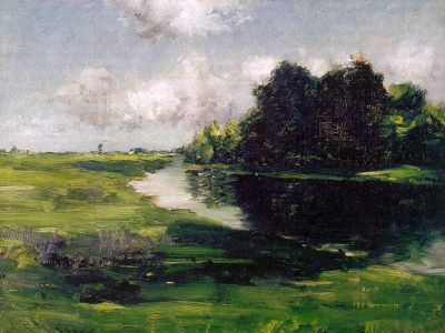 puzzle model Long Island Landscape after a Shower of Rain