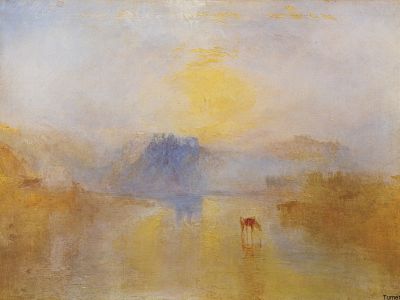 puzzle model Norham Castle : sunrise