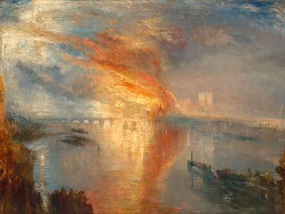 puzzle model L'Incendie des Chambres des Lords et des Communes