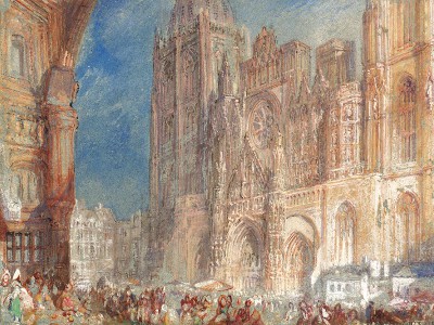 puzzle model Rouen Cathedral